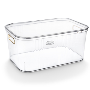 باکس دسته طلایی متوسط شفاف هوم کت