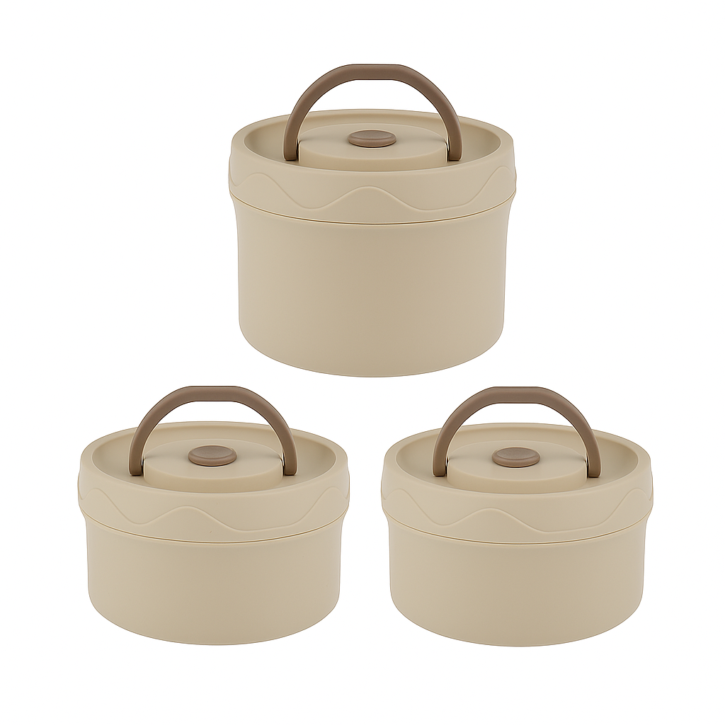 ظرف نگهدارنده غذا کودک delicious food مدل سه طبقه