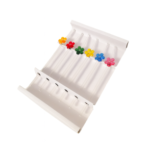 نی شیشه  ای گلدار جعبه دار